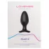 Lovense - plug anal vibrador recargable - tamaño L - silicona negra