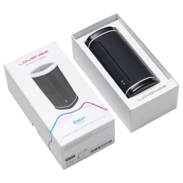 Lovense Calor - Masturbador calefactable con control por app para hombres (negro)