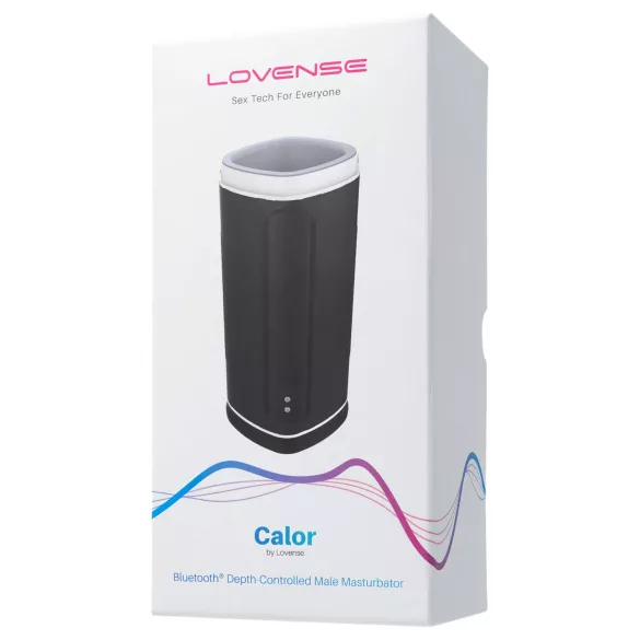 Lovense Calor - Masturbador calefactable con control por app para hombres (negro)