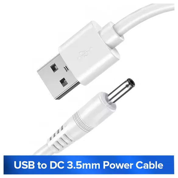 LELO - cargador USB 5V - cable de carga - blanco