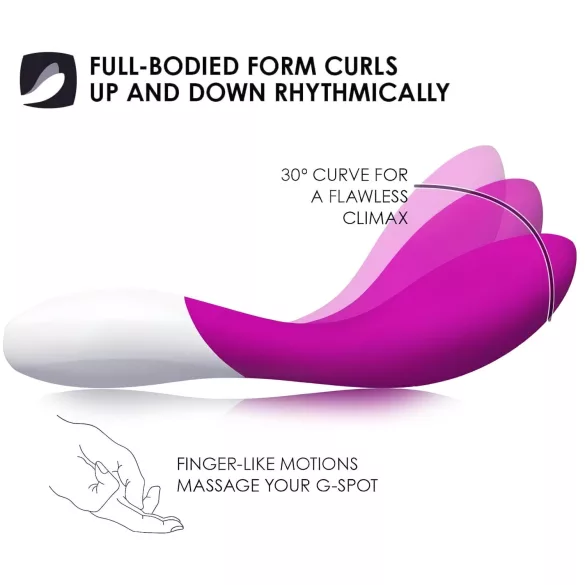 LELO Mona Wave - vibrador punto G impermeable - silicona lila