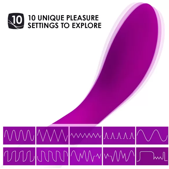 LELO Mona Wave - vibrador punto G impermeable - silicona lila