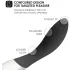 LELO Mona Wave - vibrador punto G impermeable - silicona negra