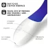 LELO Mona Wave - vibrador punto G impermeable - silicona azul