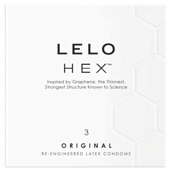 LELO Hex Original - preservativo de lujo (3 unidades)