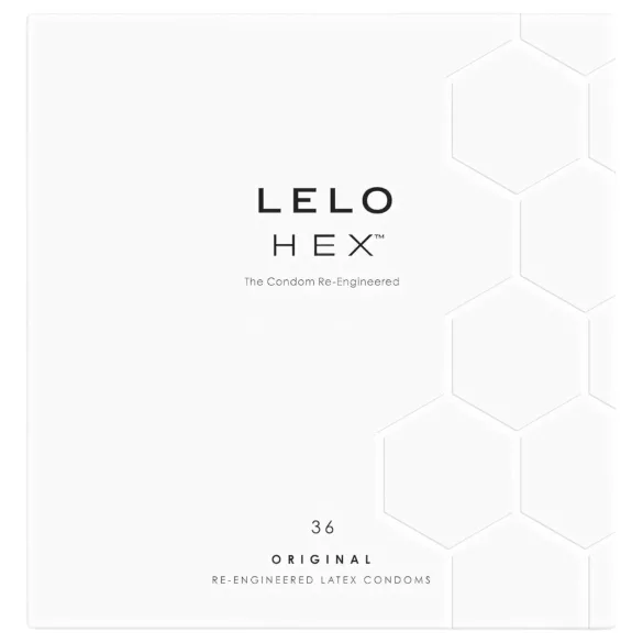 LELO Hex Original - preservativo fino - látex - 36 unidades