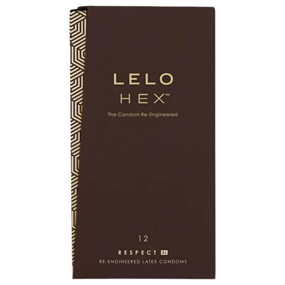 LELO Hex Respect XL - condón de lujo (12 uds)