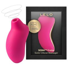   LELO Sona Cruise - estimulador de clítoris por ondas sónicas - cereza