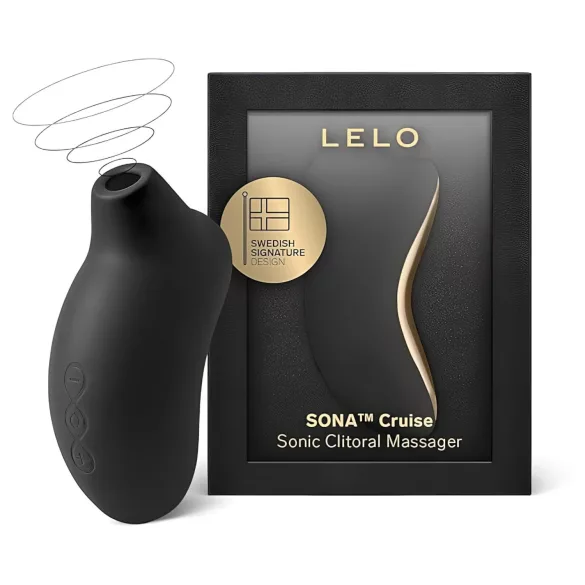 LELO Sona Cruise - succionador de clítoris por ondas sónicas - silicona negra