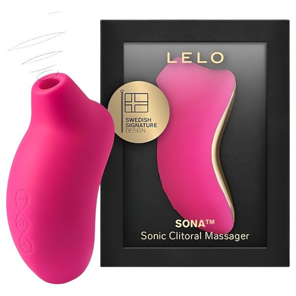 LELO - Estimulador de clítoris por ondas sónicas - silicona roja