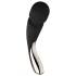 LELO - masajeador vibrador recargable grande - silicona negra