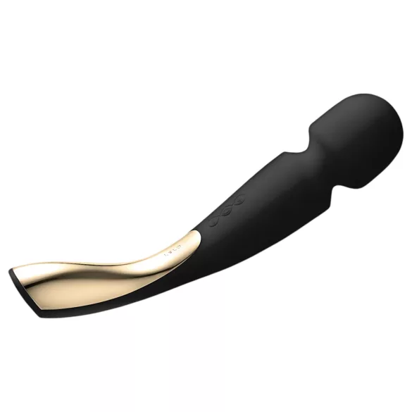 LELO - masajeador vibrador recargable grande - silicona negra