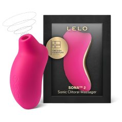   LELO Sona 2 - succionador de clítoris por ondas sónicas - color cereza