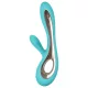 LELO Soraya 2 - vibrador doble estimulador impermeable - silicona turquesa