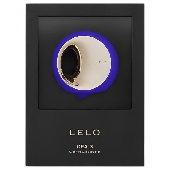 LELO Ora 3 - estimulador oral y vibrador de clítoris - silicona azul
