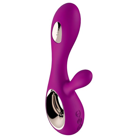 LELO Soraya Wave - vibrador recargable con estimulador de clítoris (lila)