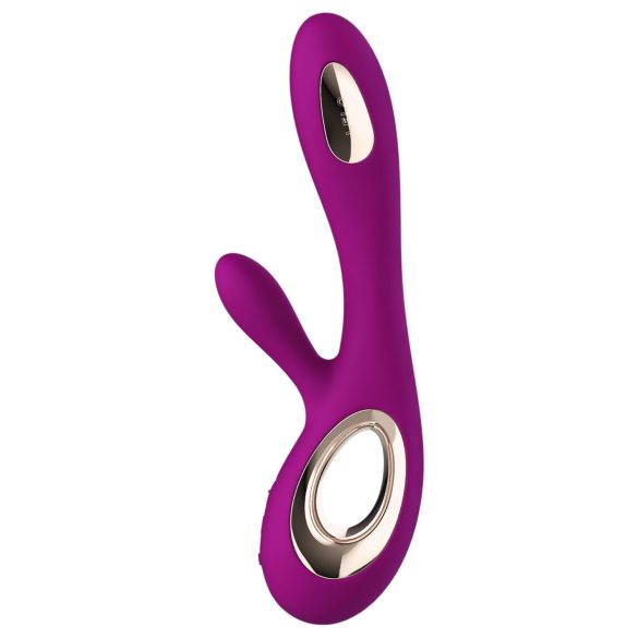 LELO Soraya Wave - vibrador recargable con estimulador de clítoris (lila)
