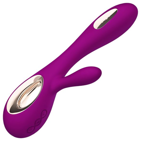 LELO Soraya Wave - vibrador recargable con estimulador de clítoris (lila)