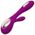 LELO Soraya Wave - vibrador recargable con estimulador de clítoris (lila)