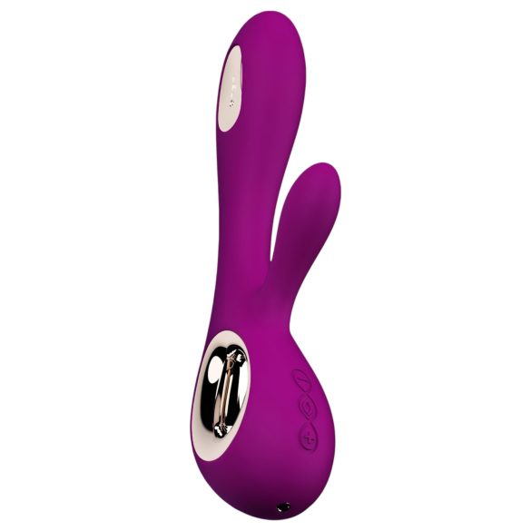 LELO Soraya Wave - vibrador recargable con estimulador de clítoris (lila)