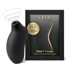   LELO Sona 2 Cruise - succionador de clítoris por ondas sónicas - silicona negra