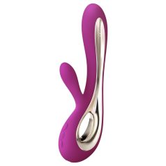   LELO Soraya 2 - vibrador doble estimulación impermeable silicona lila