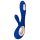 LELO Soraya Wave - Vibrador Azul con Estimulador de Clítoris y Movimiento Ondulante