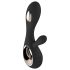 LELO Soraya Wave - vibrador doble estimulador con movimiento - silicona negra