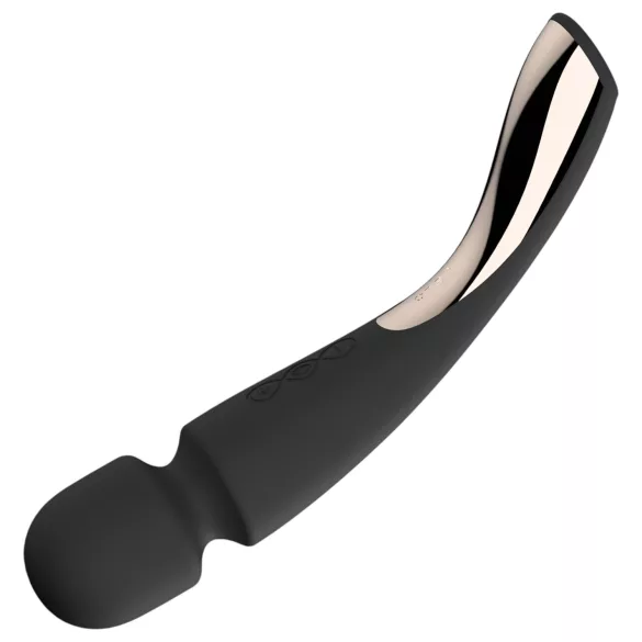 LELO - masajeador vibrador mediano recargable - silicona negra