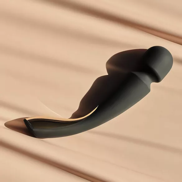 LELO - masajeador vibrador mediano recargable - silicona negra