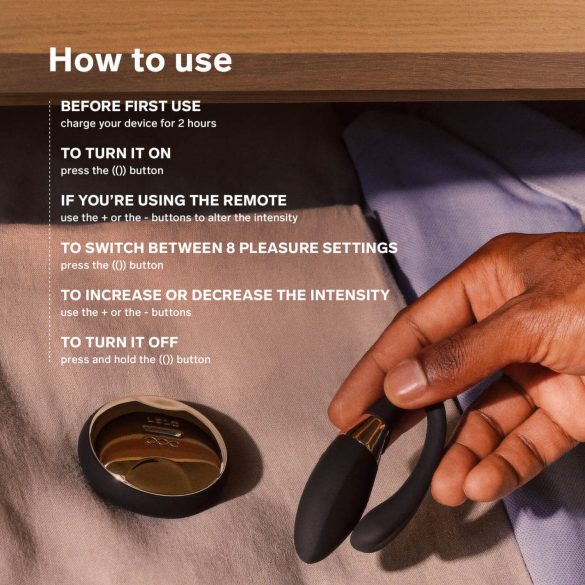 LELO Tiani Duo - vibrador para parejas - silicona - azul