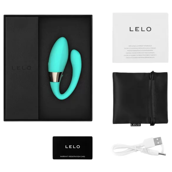 LELO Tiani Harmony - vibrador para parejas recargable inteligente - turquesa