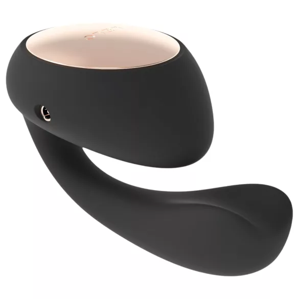 LELO Ida Wave - vibrador recargable rotatorio y vibrante - silicona negra