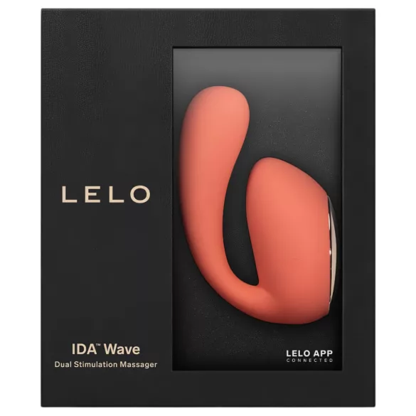 LELO Ida Wave - Vibrador rotatorio y vibrador controlado por aplicación (coral)