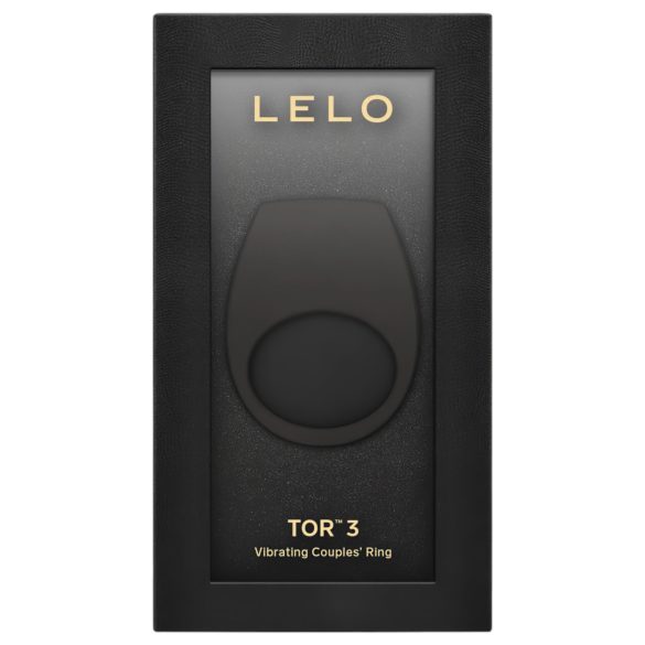LELO - anillo vibrador recargable para pene - inteligente - silicona negra