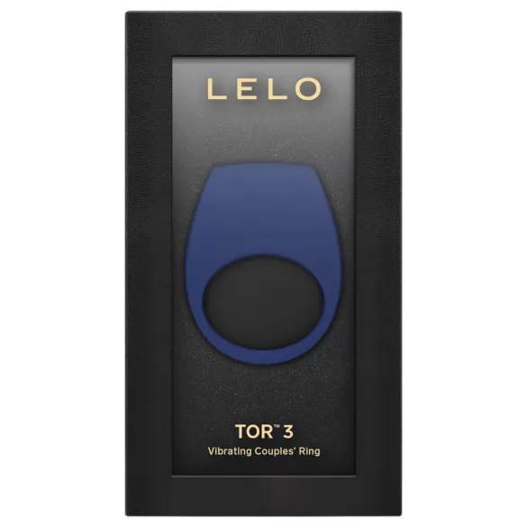 LELO Tor 3 - anillo vibrador para pene recargable inteligente - azul
