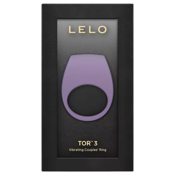 LELO Tor 3 - Anillo vibrador para pene con control por app, para hombres (morado)