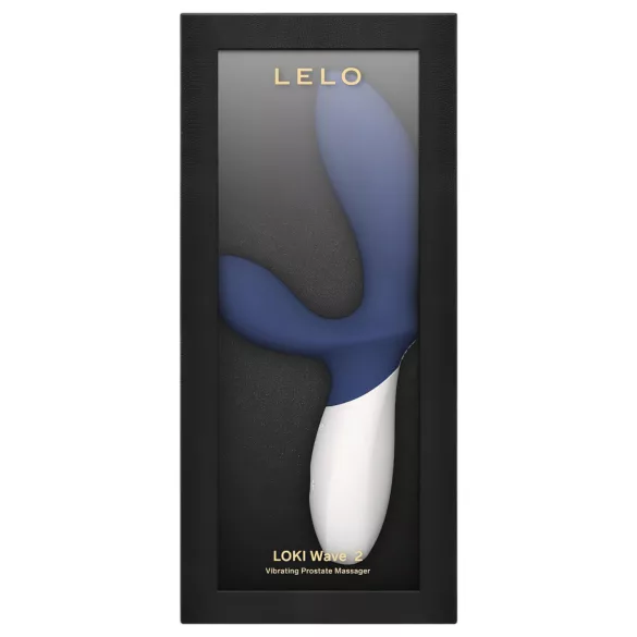LELO Loki Wave 2 - masajeador prostático recargable resistente al agua azul