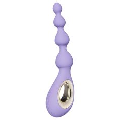   LELO Soraya Beads - vibrador anal recargable impermeable silicona lila