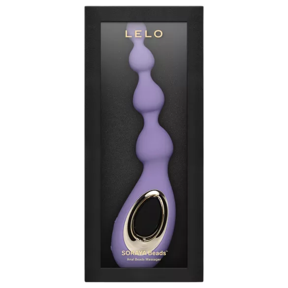 LELO Soraya Beads - vibrador anal recargable impermeable silicona lila