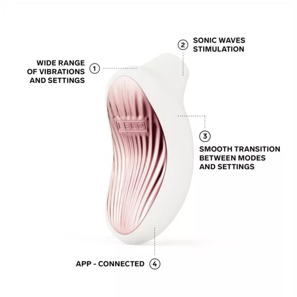 LELO Sona 3 - succionador clítoris ondas sónicas - blanco