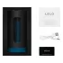 LELO F1s V3 XL - masturbador masculino interactivo - silicona negra azul
