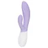 LELO INA Twist - vibrador de punto G controlado por app, con brazo estimulador del clítoris (morado)