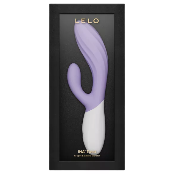 LELO INA Twist - vibrador de punto G controlado por app, con brazo estimulador del clítoris (morado)