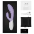 LELO INA Twist - vibrador de punto G controlado por app, con brazo estimulador del clítoris (morado)