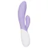 LELO INA Twist - vibrador de punto G controlado por app, con brazo estimulador del clítoris (morado)
