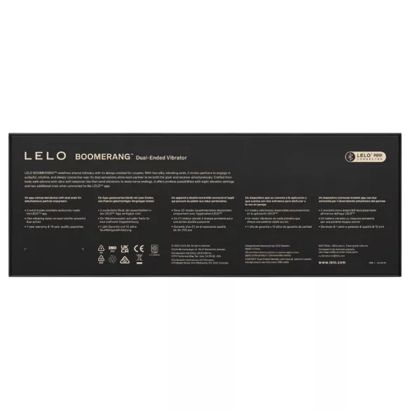 LELO Boomerang - vibrador de doble punta (morado)