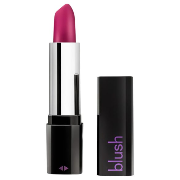 Blush Lipstick Rosé - vibrador lápiz labial impermeable negro-rosa