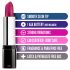 Blush Lipstick Rosé - vibrador lápiz labial impermeable negro-rosa