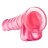 B Yours Sweet N Hard 4 - consolador con testículos - 18cm - silicona rosa